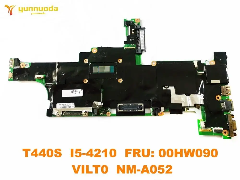 Original for Lenovo Thinkpad T440S Laptop  motherboard T440S  I5-4210  FRU 00HW090  VILT0  NM-A052  tested good free shipping