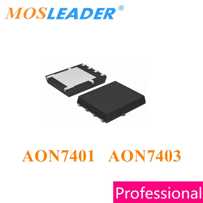 Mosleader AON7401 AON7403 DFN3X3 100PCS 500PCS 1000PCS P-Channel 30V Made in China High quality Mosfets