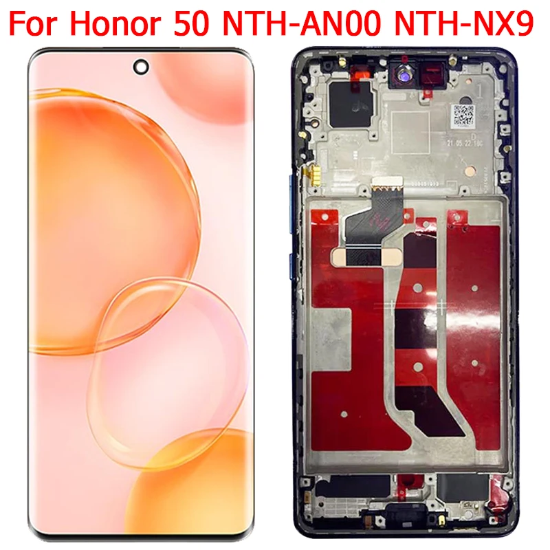 New For Honor 50 Display LCD Screen With Frame OLED 6.57\