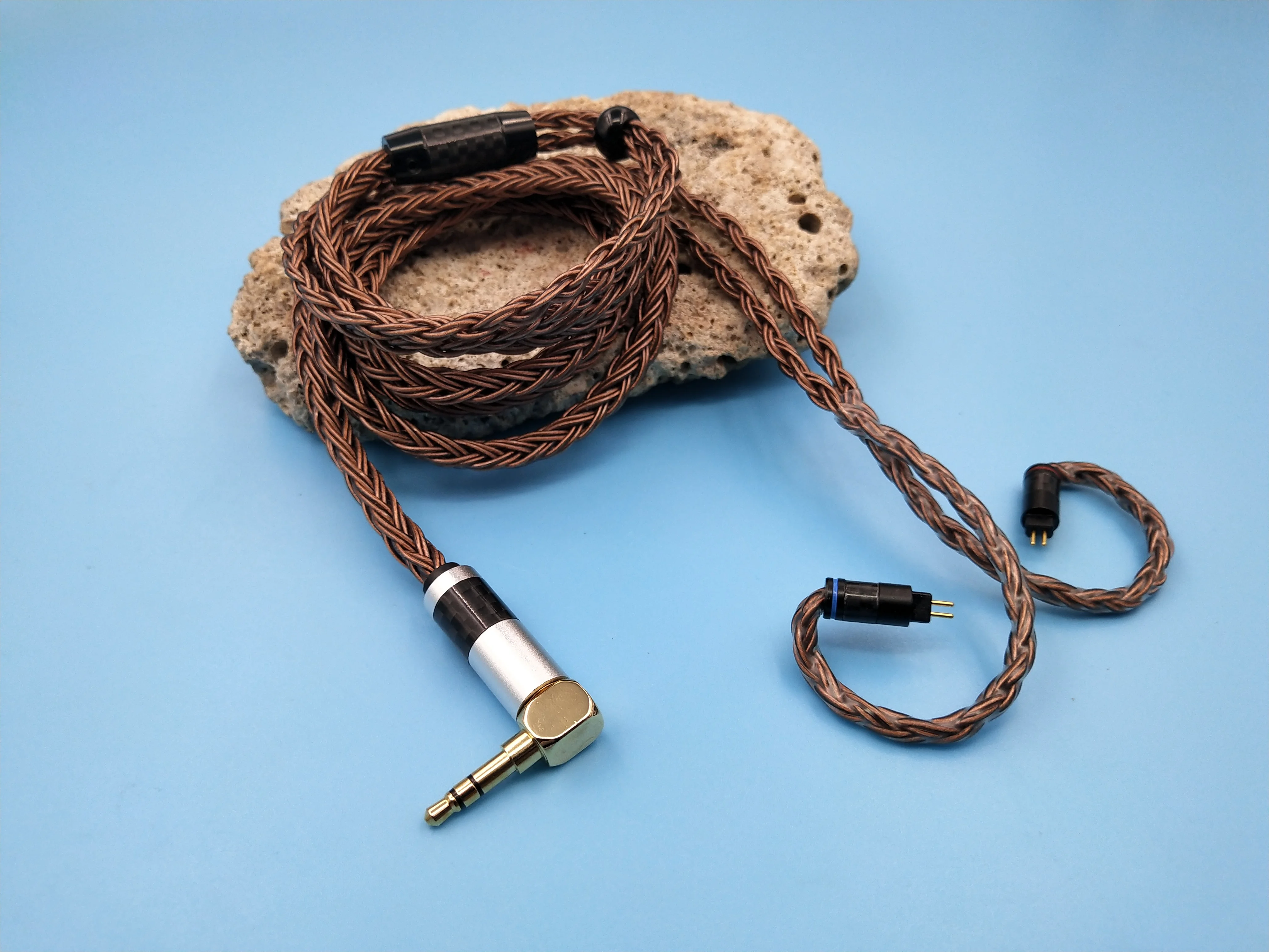 diy earphone upgrade cable 16 cores MMCX IM50 IE80 0.78mm 2pin 0.75mm TF10 A2DC