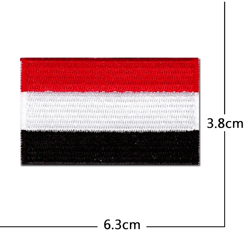 National flag computer embroidery patches clothes sticker ironing sew Applique Yemen Vietnam Turkey Thailand Argentina Bahamas