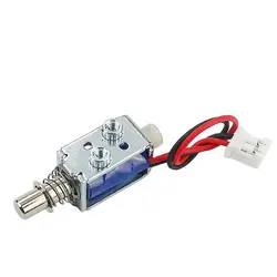 DC small 12v push pull Electromagnet 5v magnetic solenoid stroke 4mm mini electronic lock electric bolt lock