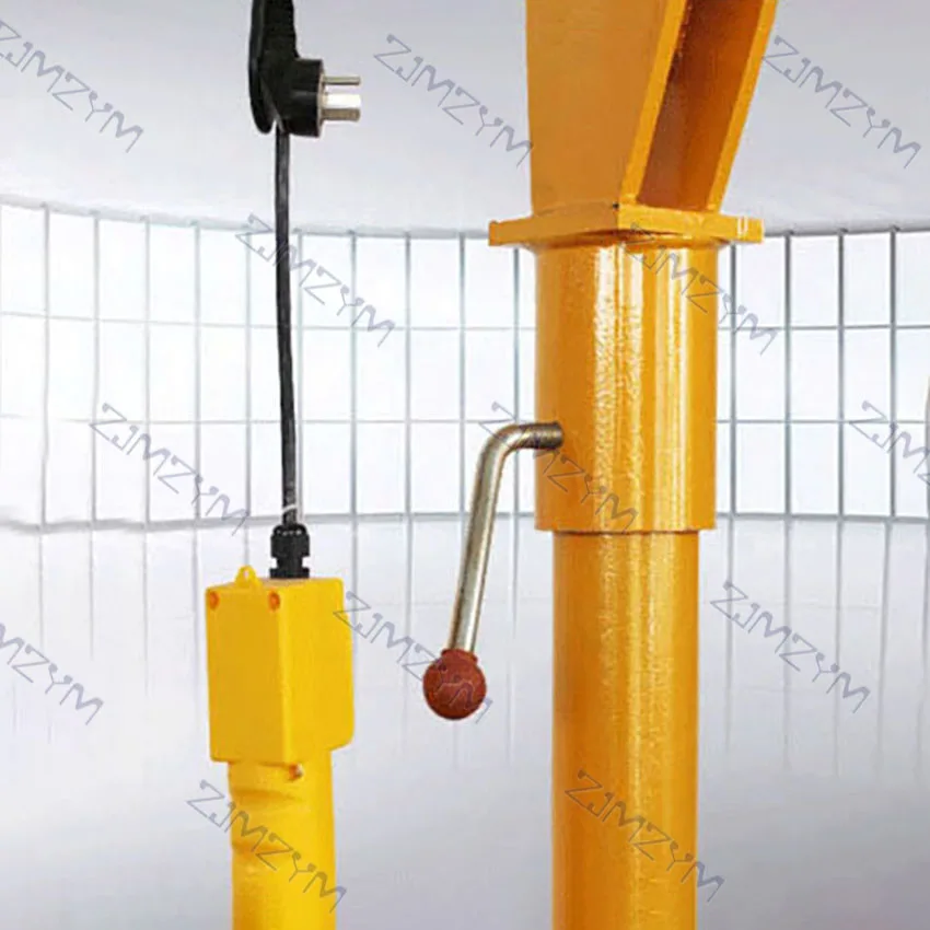 Kleine Lkw Kran Haushalt Elektrische Hoist Kran 12V/24V 500KG 1000W Mit Remoting-steuerung Und griff Auto Heber Hebe Kran