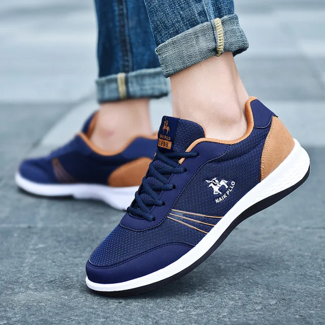 Paul Mesh Doek Mannen Schoenen Golf Sport Loopschoenen Casual Reizen Tij Luchtkussen Schoenen Tennis Ademen Mannen Sneakers