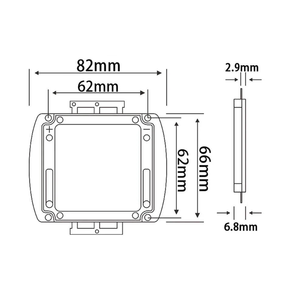 120W 150W 200W 300W 500W Chip LED ad alta potenza 45mil integrato SMD COB perline bianco caldo bianco freddo rosso blu lampadina UV