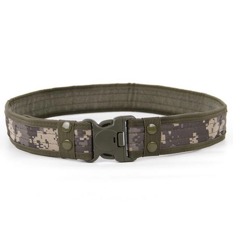 2021 New 130CM Army Style Combat Belts Quick Release Tactical Belt Fashion Men Canvas Waistband Outdoor Hunting Accessories