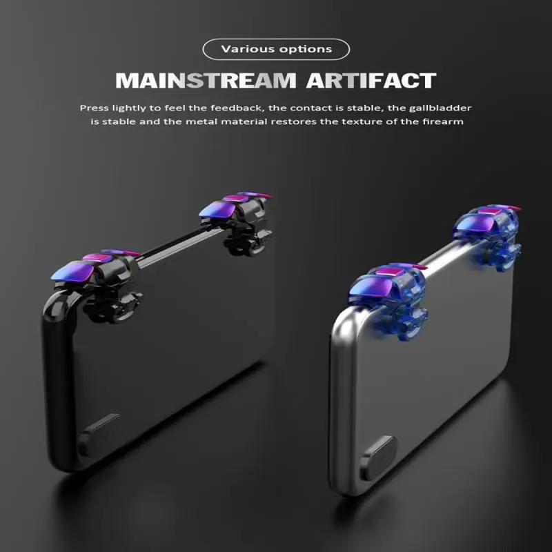 Джойстик для PUBG игровой триггер для мобильных телефонов, L1R1, регулируемый, металлический, разные цвета