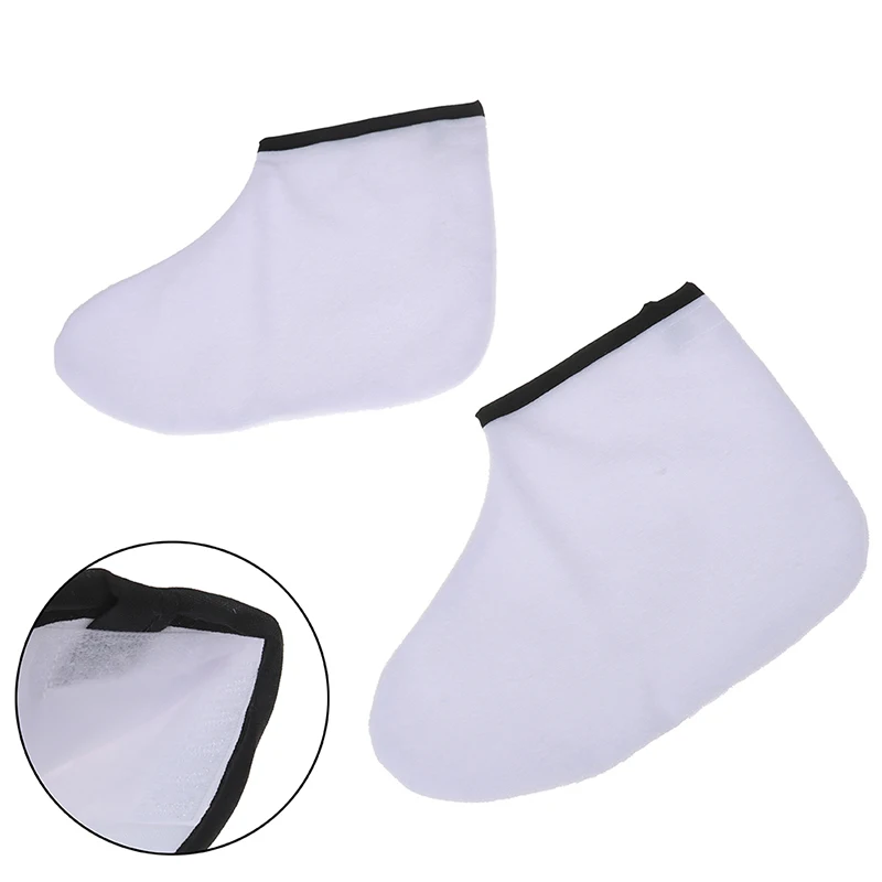 1 คู่ขี้ผึ้งพาราฟินป้องกันหน้ากากเท้าถุงมือฟุต Skin Moisturizing Sleeve Whitening Exfoliating ถุงเท้า WAX ถุงมือ B0010