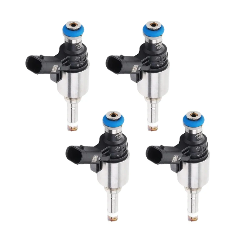 4pcs 06H906036G 0261500076 Fuel Injectors For Volkswagen Beetle CC Eos Passat Audi A3 A4 TT T5 Tiguan Jetta 2.0T L4 Turbo