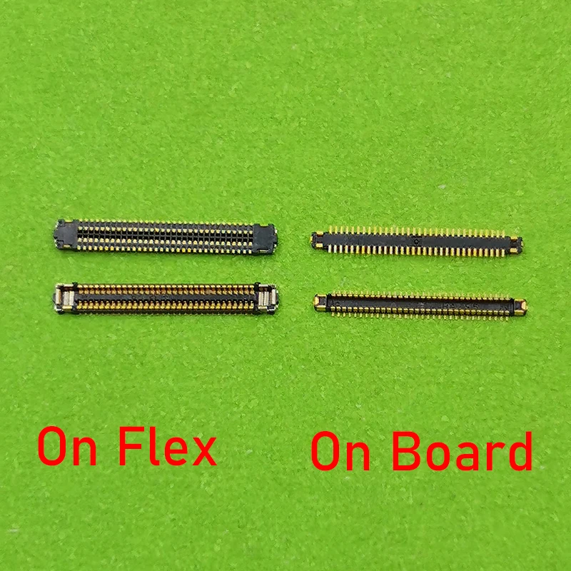 2-10pcs 64 Pin LCD Display Screen FPC Connector On Board For Samsung Galaxy S8 G9500 G950 U A V T/S8 Plus/S8+ G955 G9550 G950F