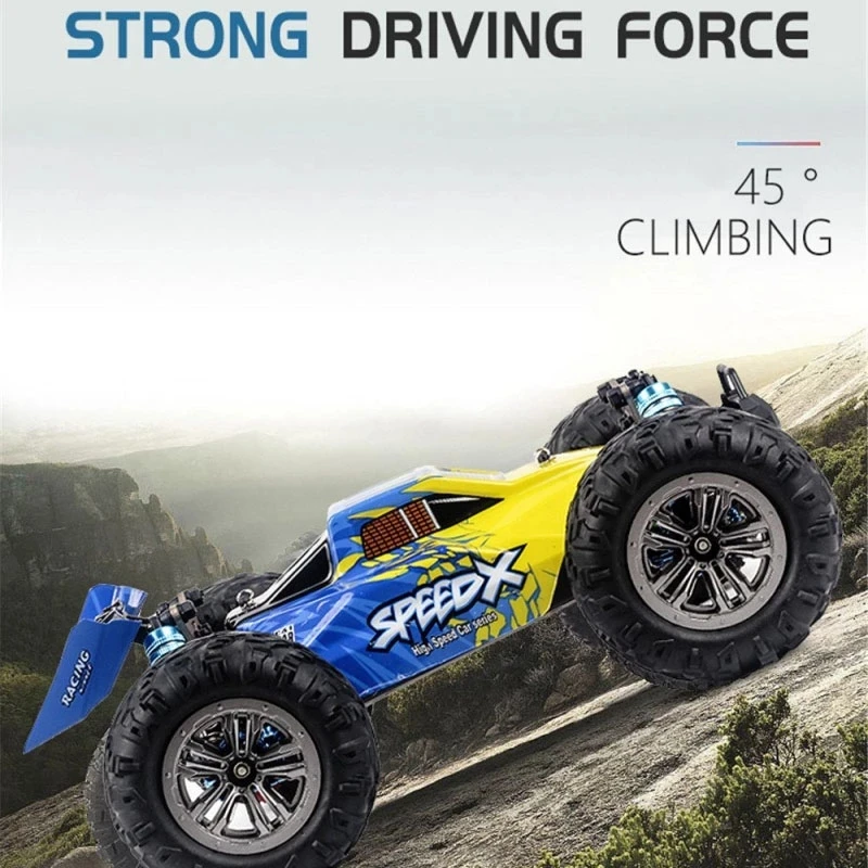 4WD Brushless Off-road Racing RC Car Toy 1:14 70KM/H Hydraulic Shock Absorber Alloy Skeleton High Speed Remote Control Car Model