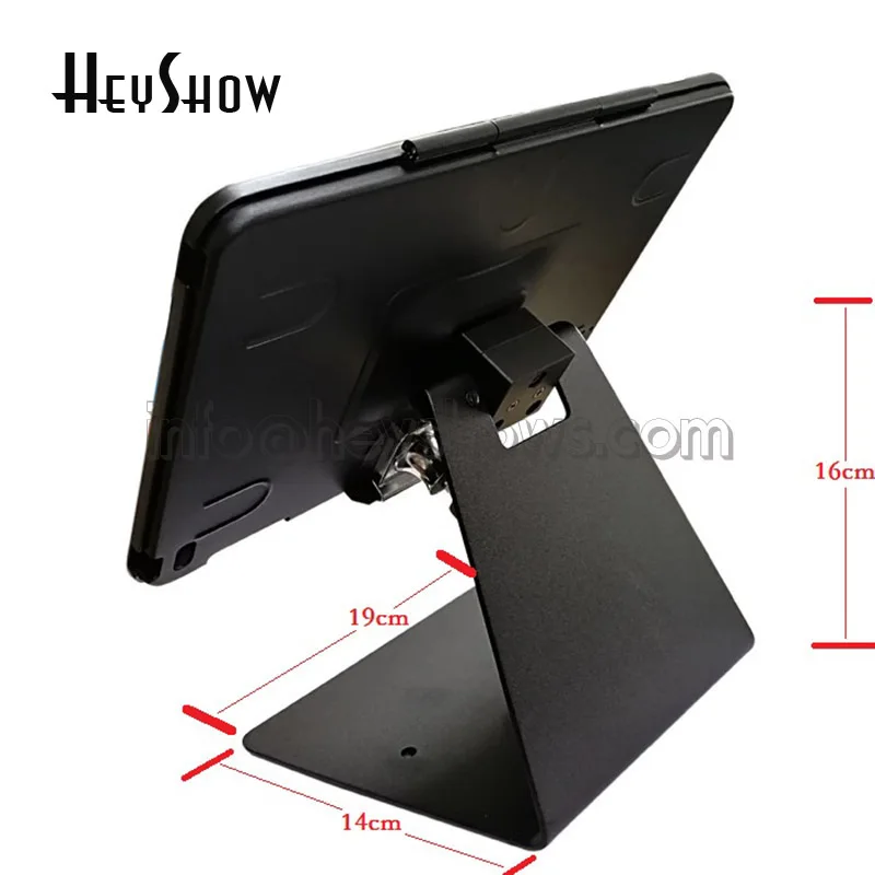 Imagem -06 - Segurança Metal Tablet Display Stand Desktop Tablet Lock Holder Dispositivo Anti-roubo Case Suporte para Ipad ar Alta