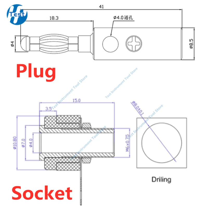 10pcs/lot 5 Color Wire Audio Speaker Cable Banana Plug socket Jack Connectors 4mm Adapter Binding Post