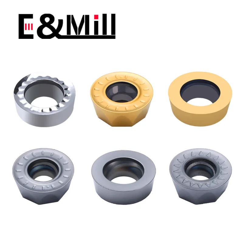 RPGT0602 RPGT0803 RPMT1003 RPMT1204 Carbide End Milling Tool CNC EMR Face Milling Insert RPMT RPGT Turning Insert 1/5/10piece