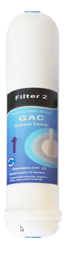 GAC HP osmosis filter with thread connection