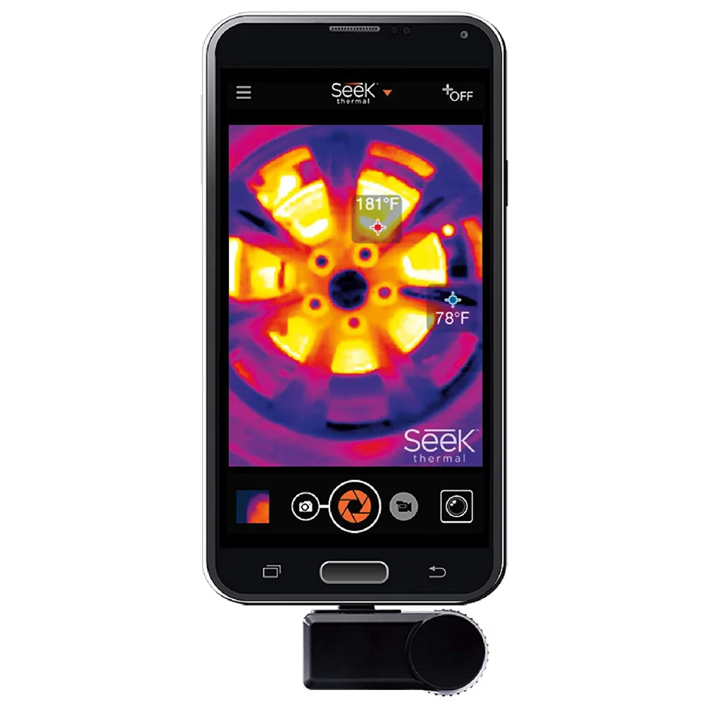 Seek-cámara térmica compacta para teléfono inteligente, módulo electrónico PCB, cámara térmica de temperatura aplicable tipo C IOS