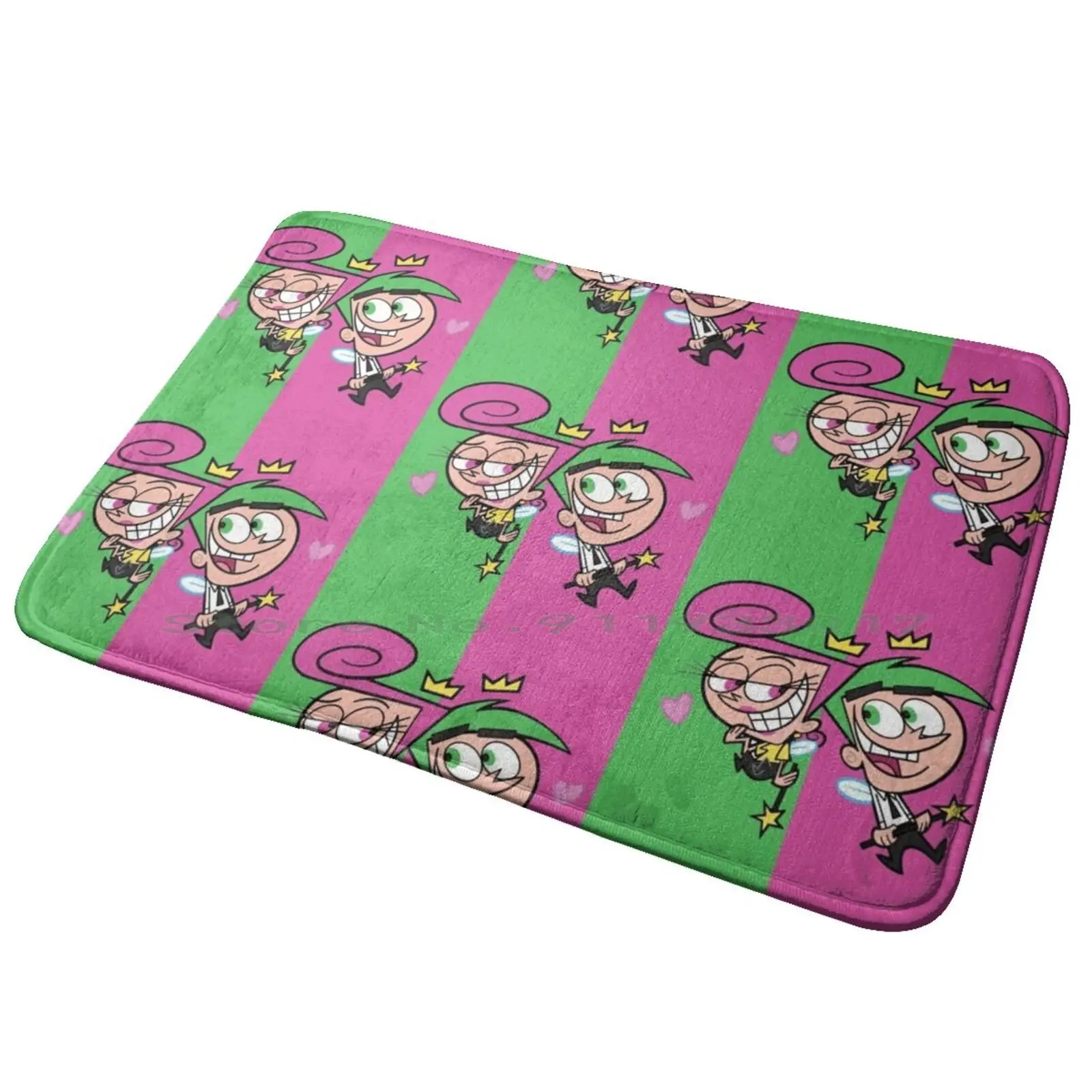 ~cosmo&wanda~ Entrance Door Mat Bath Mat Rug Cosmo Wanda Fairly Weird Parents Anti-Slip Bedroom Kitchen Foot Mat Floor Carpet