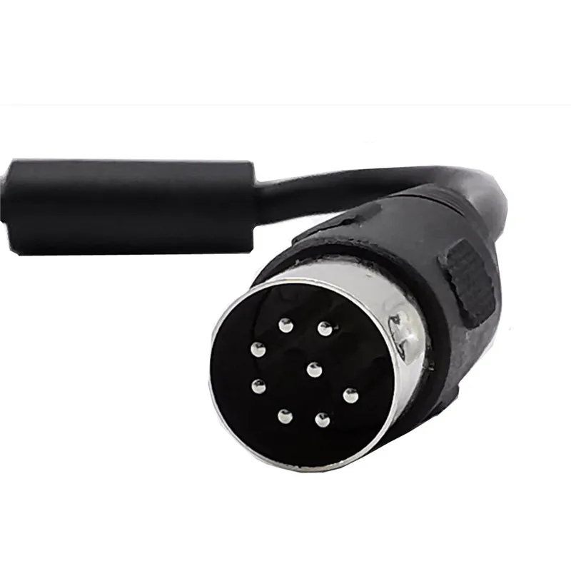 محول كابل 8-Pin DIN ، محول ذكر إلى 2 أنثى ، 0.3 متر