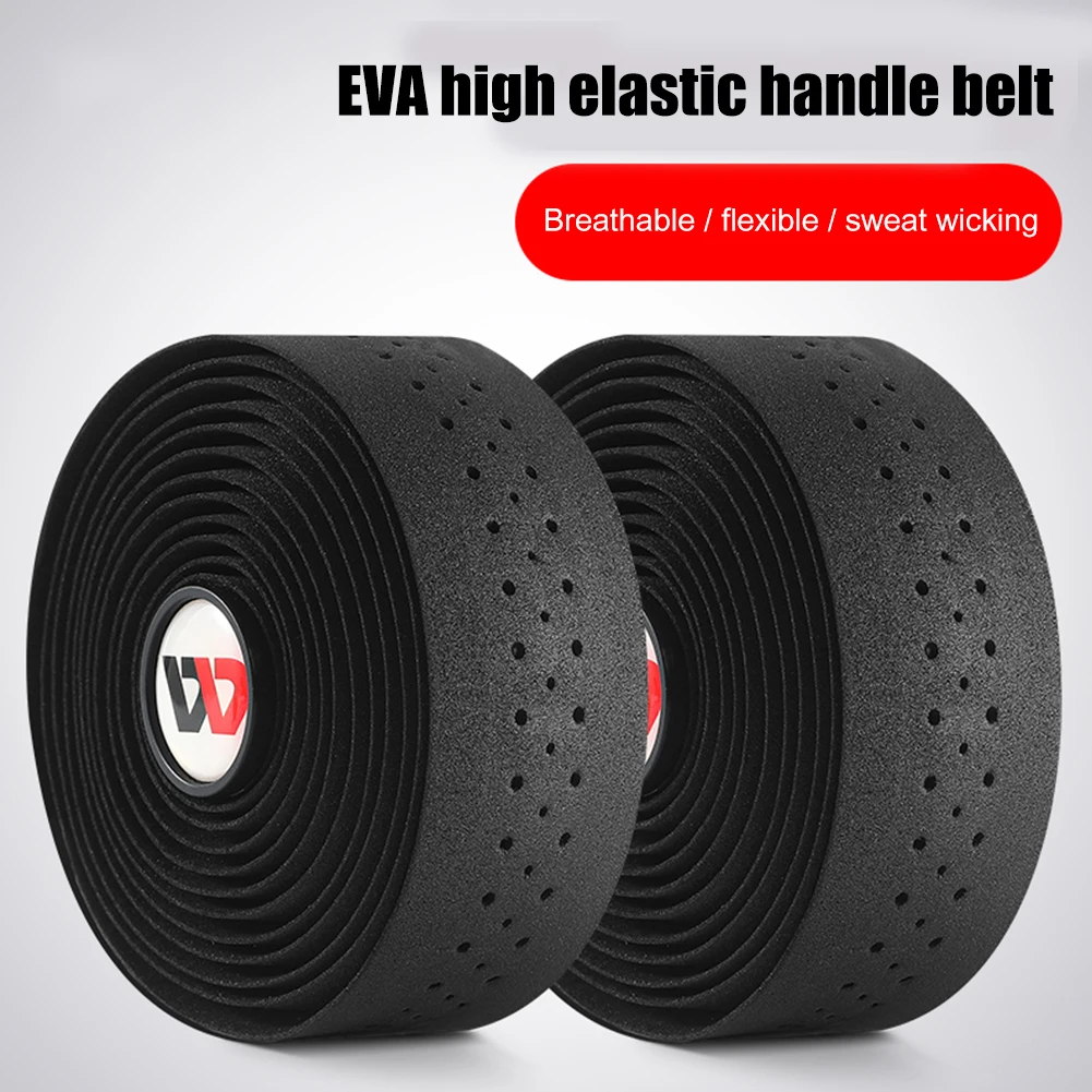 WEST ciclismo Anti-Slip Road manija de la bicicleta cinta EVA resistente al desgaste cinta de manillar de bicicleta de cubierta de volante de barra de la manija correa de cinta