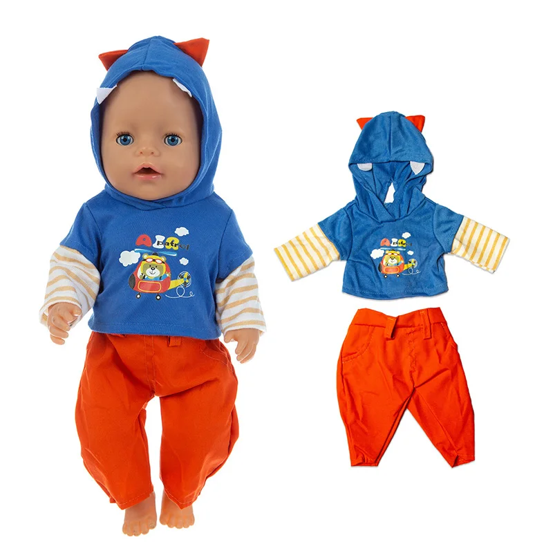 Boneka Multi Gaya Kaus Cocok untuk 18 Inci Boneka Amerika dan 43 Cm Boneka Bayi Baru Lahir, Generasi Kami, Hadiah Perempuan