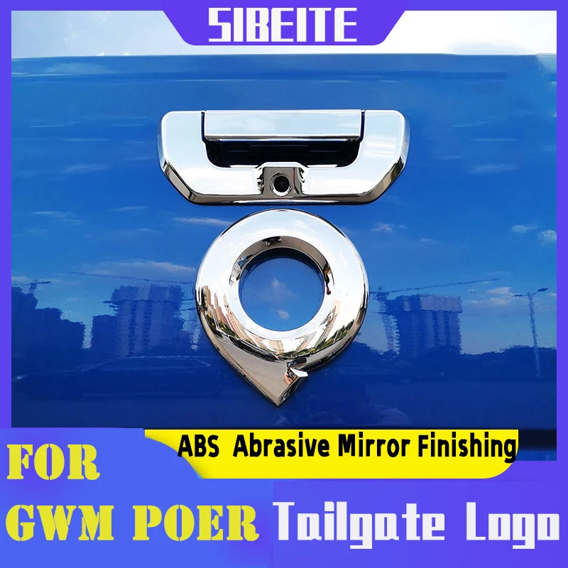 

FOR GWM POER Tailgate Logo Emblem Badge Car Rear Trunk Lid Sign Nameplate Decoration Sticker POWER LOGO PICKUP TRUCK