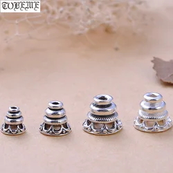 100% 925 Silver Tibetan Guru Bead Cap Sterling Silver Tibetan Mala's Guru Tower Mala's Findings Bead