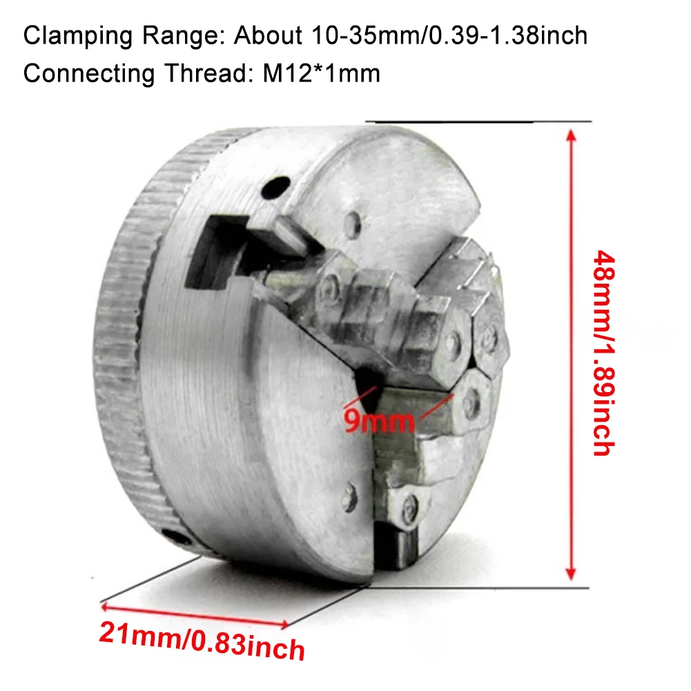 Straight Shank 5mmmM14 adapter M12*1 Connecting rod Connector Bushing For woodworking chuck Lathe Bench Mill DIY