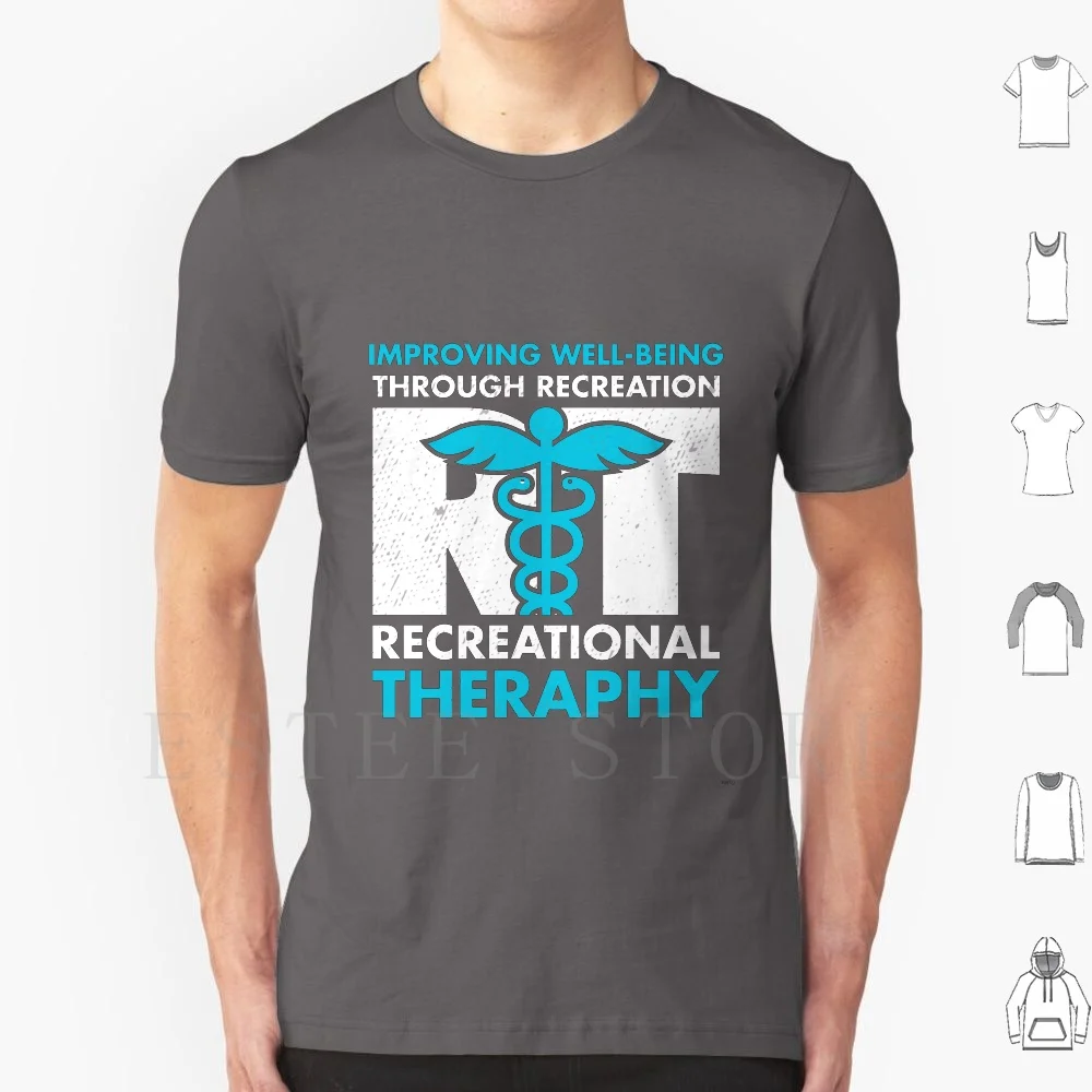 

Therapeutic Recreation Recreational Therapy Month T Shirt Print Cotton Recreation Nurse Professional Massage Chiropractor
