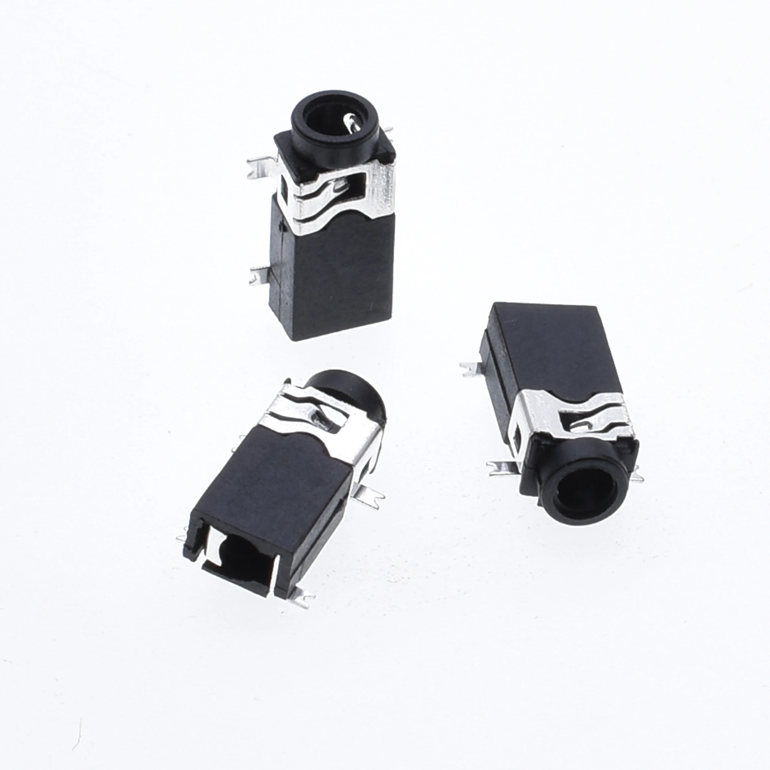 Conector de áudio dip, conector de entrada de áudio de alta qualidade, conector térmico de quatro pernas com encaixe pcb de 2.5mm e 4 polegadas com 10 peças