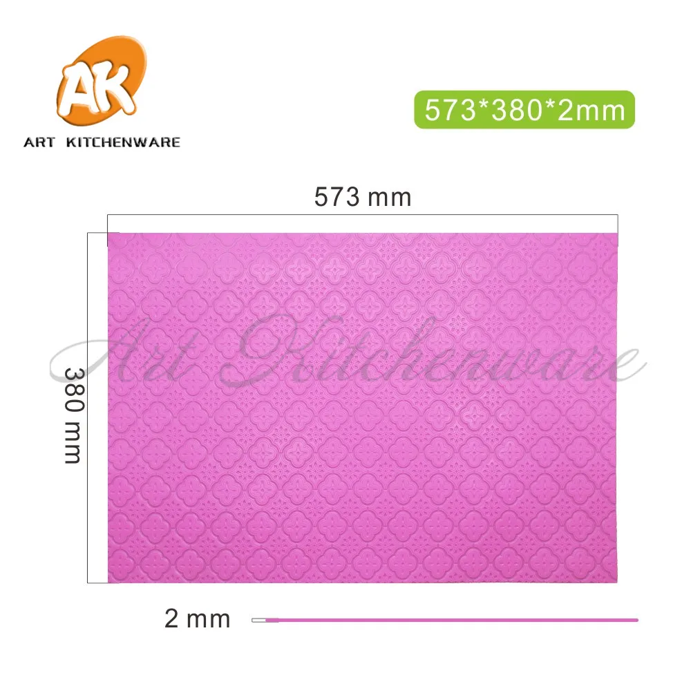 Big Lattices Lace Mat for Wedding Cake Decorating Silicone Cake Mold Fondant Cake Decorating Tools Border Decoration Lace Mold