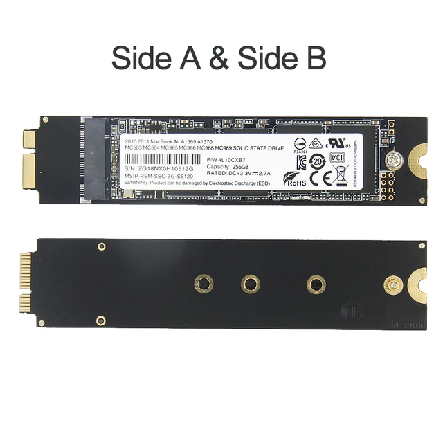 New 128GB 256GB 512GB 1TB SSD For Apple Macbook Air A1369 A1370 HDD Solid  State Drive Mac Air 2010-2011 MacBook Air 3.1 4.1 SSD - AliExpress 7