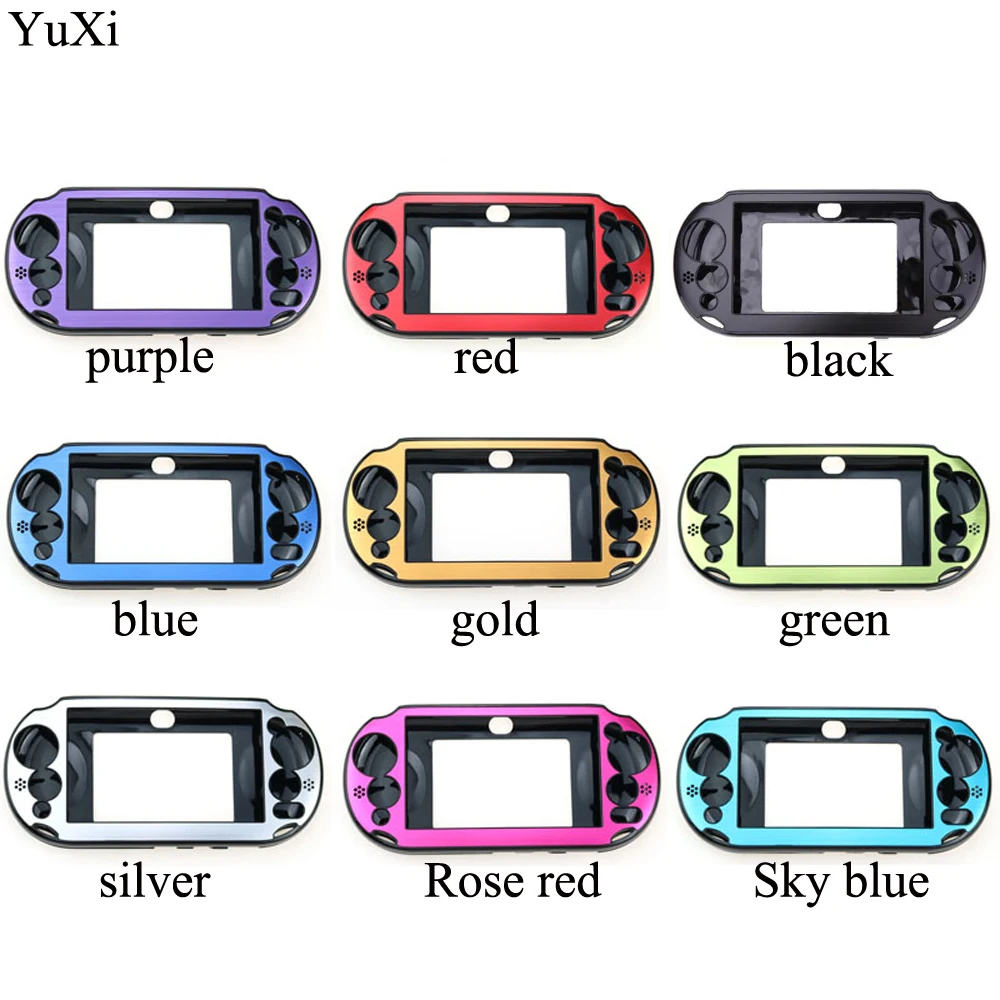 

YuXi 9 Colors Aluminum Skin Case Cover Shell for Sony PlayStation PS Vita 2000 PSV PCH-20 Controller