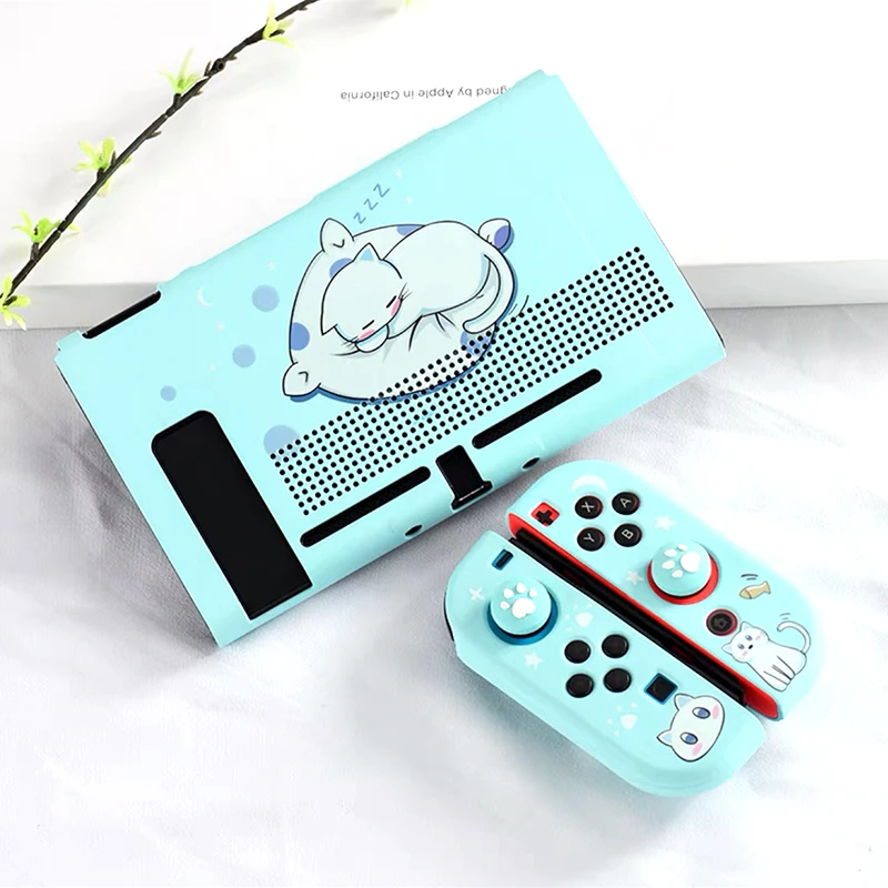 Mới Nhất Hoạt Hình Dễ Thương Bảo Vệ Full Cover Dùng Cho Máy Nintendo Switch Ốp Lưng Mềm TPU Bao Da Hộp Cho Nintendo Switch Phụ Kiện