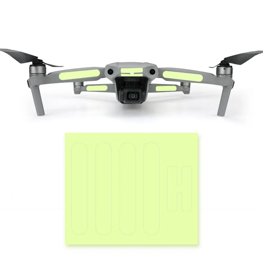 2PCS Luminous Stickers for Mavic Pro/Air/Autel EVO 2 Noctilucent Decoration Decals for DJI Mavic Air 2 RC Drone Arm Accessories