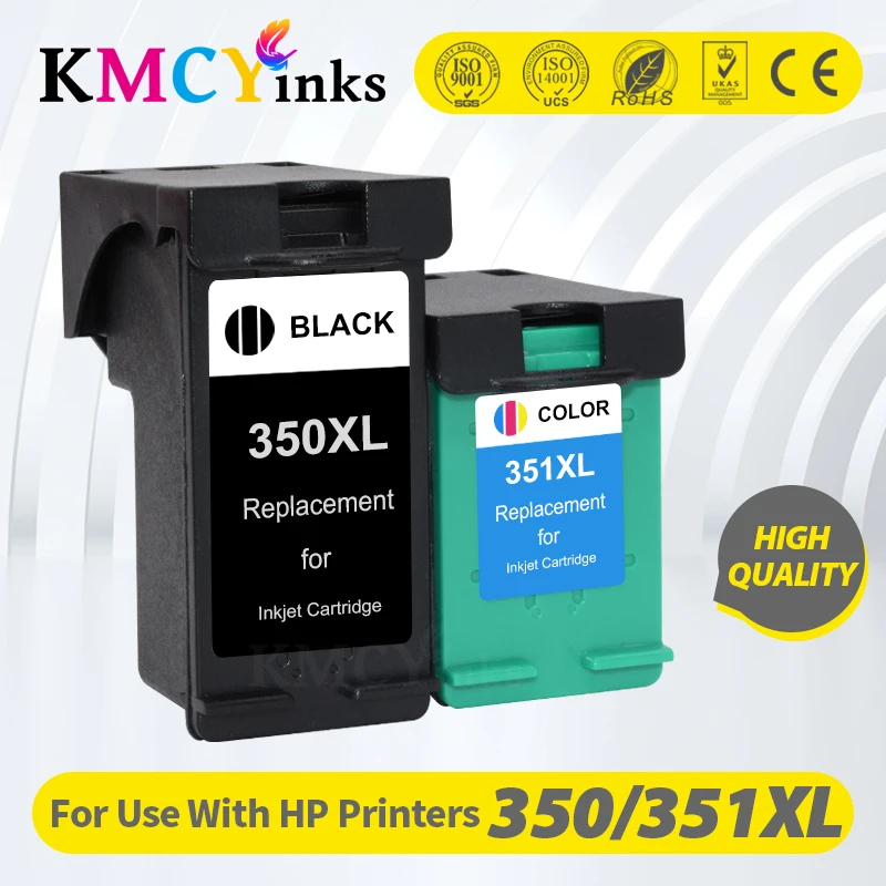 KMCYinks 350XL 351XL Ink Cartridge replacement for hp 350 351 D4200 C4480 C4580 C4380 C4400 C4580 C5280 C5200 C5240 Printer