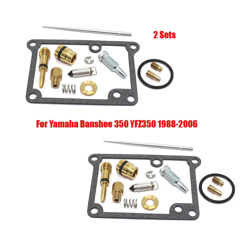 

2 Sets ATV Accessories Carburetor Repair Kit For Yamaha Banshee 350 YFZ350 1988-2006