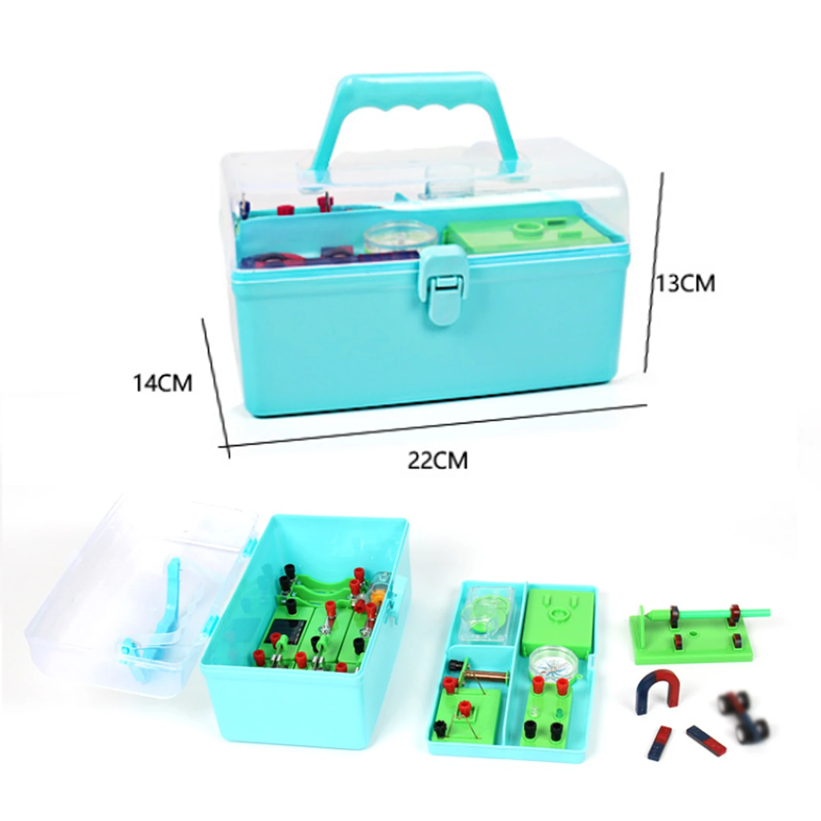 Physics Labs Basic Electricity Discovery Circuit and Magnetism Experiment Learning kits for Junior Senior High School Student