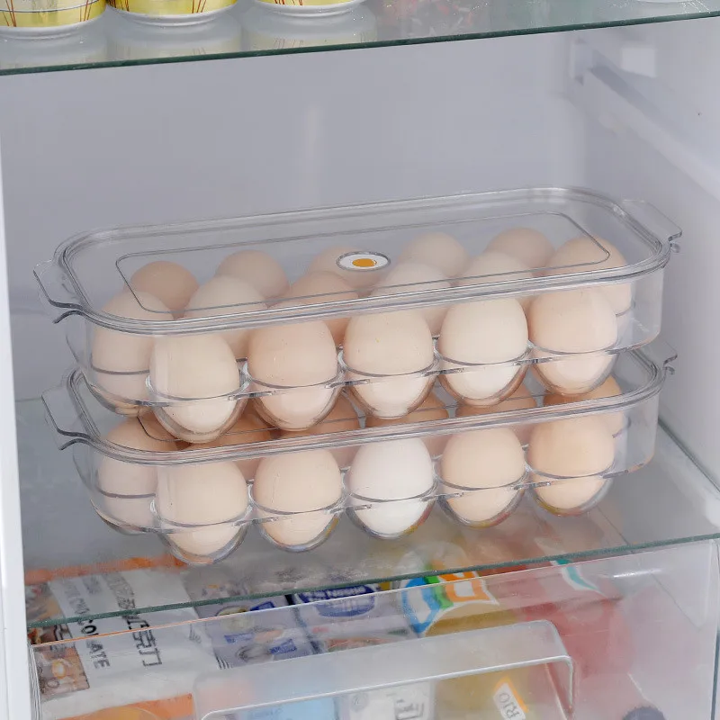 

Egg Storage Box Refrigerator Fresh-Keeping Egg Lattice Artifact Special Egg Rack Egg Holder Box Holder