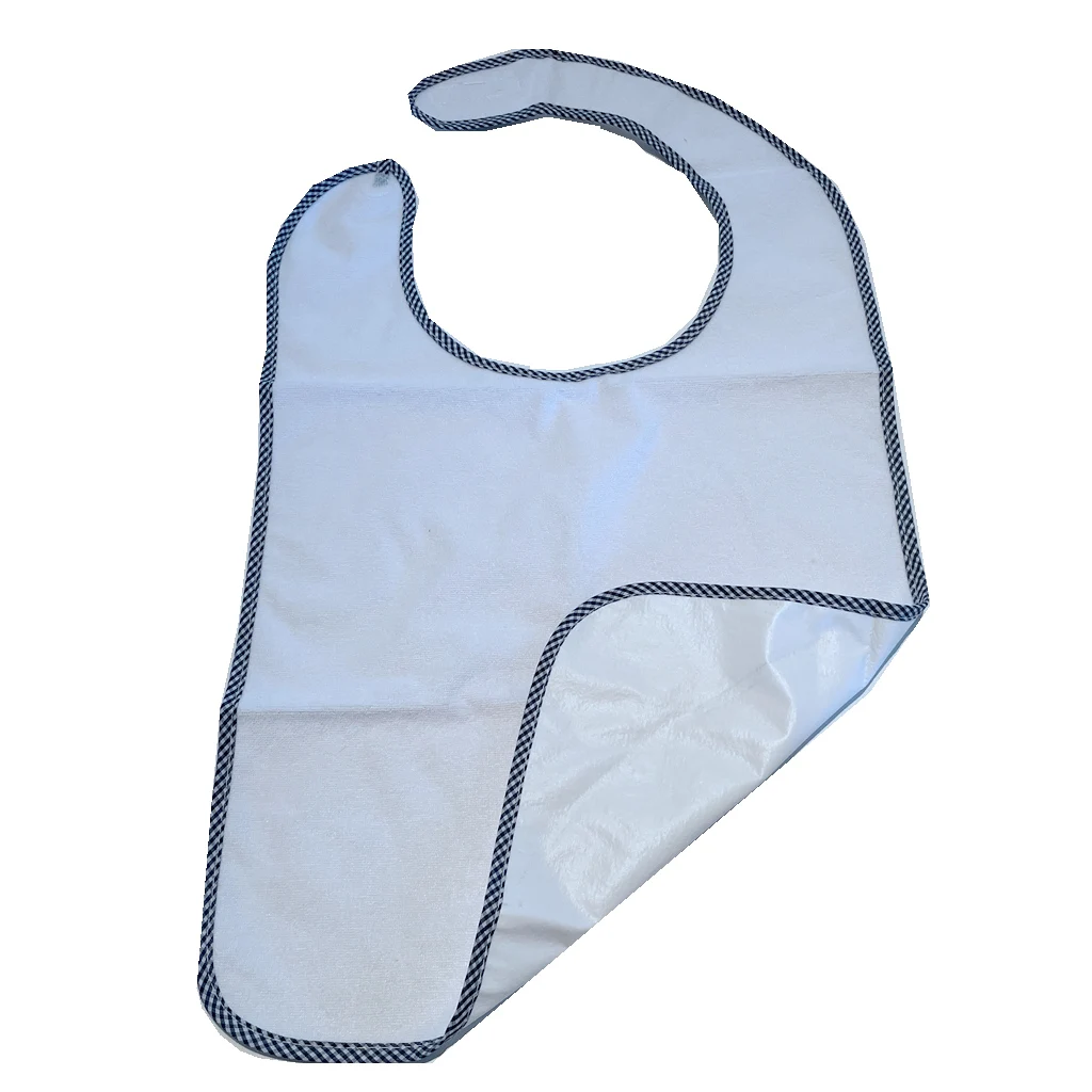 12pcs Bibs Waterproof Adult bib Size64*39cm Burp Cloths Infant saliva towels Freeshipping