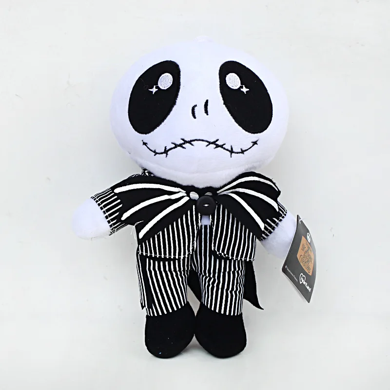 The Nightmare Before Christmas Jack Skellington Plush Toy Halloween Skull Soft Stuffed Dolls Gift for Children