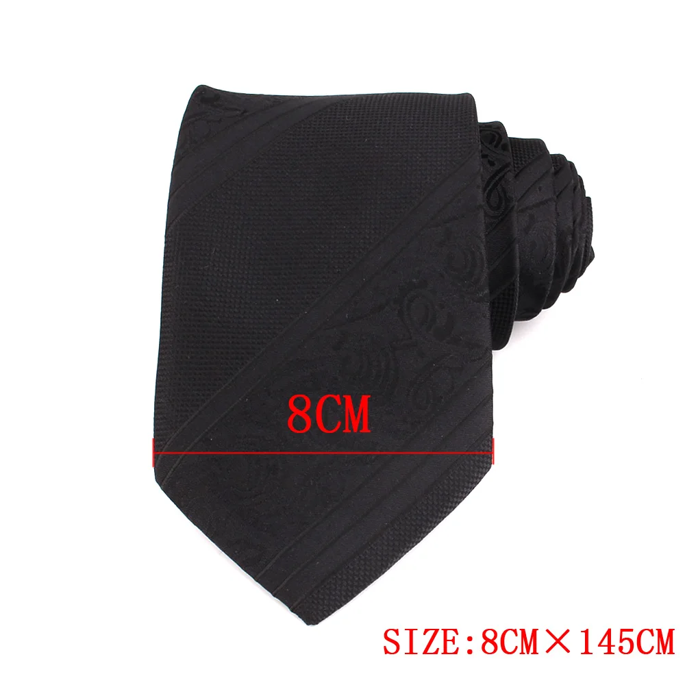 Corbatas ajustadas para hombre y mujer, corbata informal de tejido Floral para niños y niñas, traje negro, corbata de novio para bodas, novedad