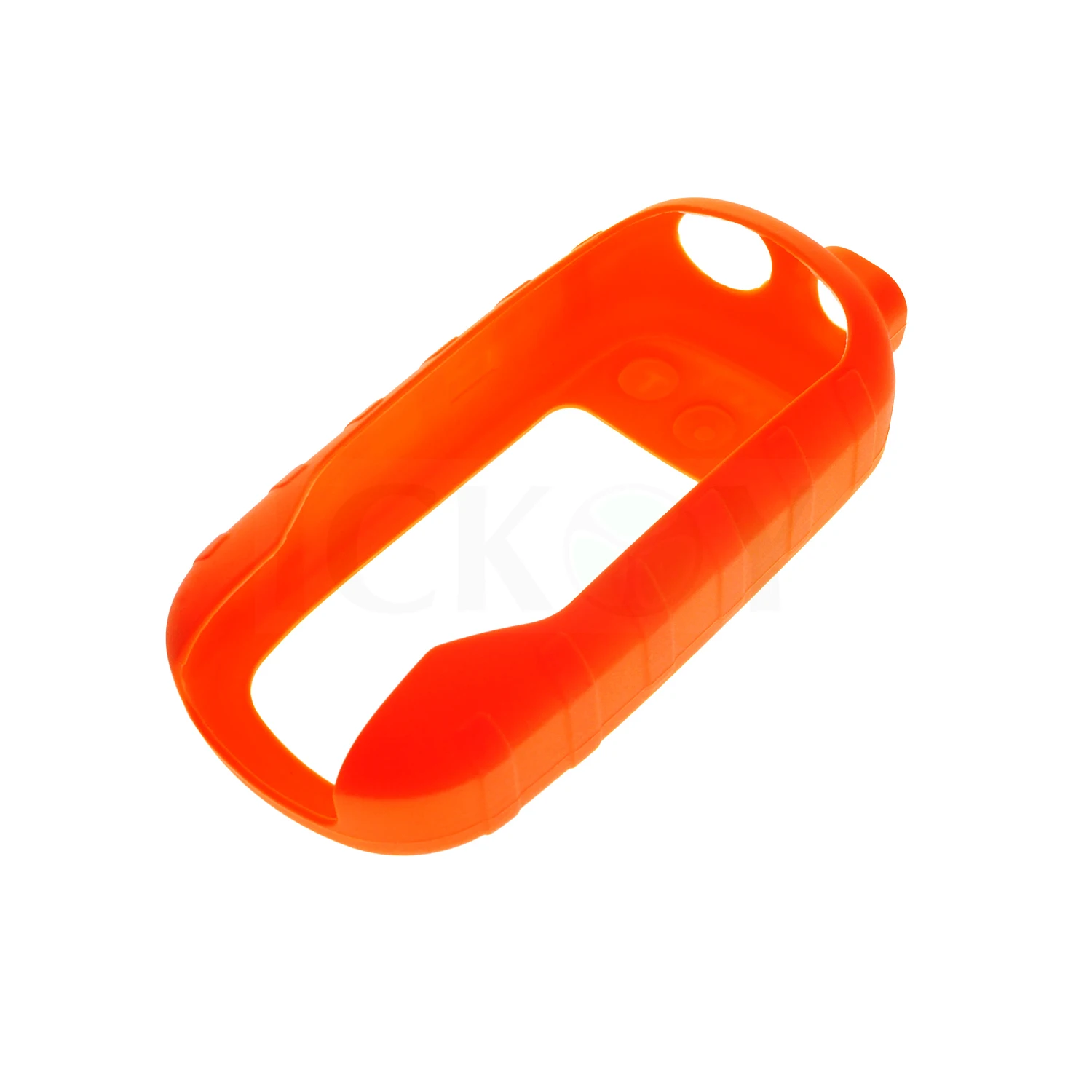 Silicone Protect Case Skin for Garmin Alpha 100 Alpha100 + Dog Collar Orange Strap for Garmin TT-15 TT15 Accessories