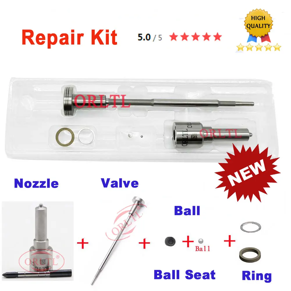 

DSLA128P5510 F 00R J02 130 diesel common rail injection repair kit Overhaul Kit for injector Komatsu PC200-8 0445120231