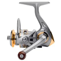 Mini Fishing Reel 500 Series Max Drag 5kg Lightweight Metal Coil Ice Fishing Lure Freshwater Fishing Spinning Reel