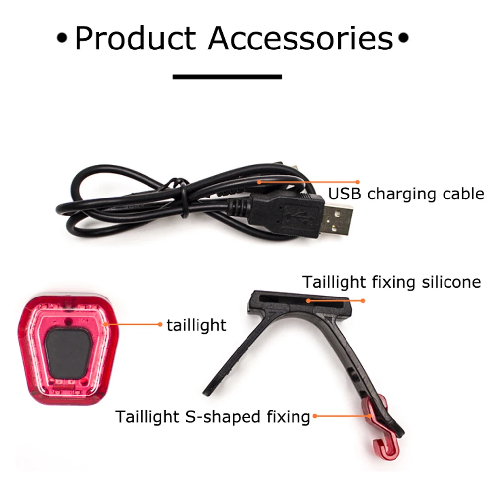 5 modos vermelho pisca luz ciclismo traseiro luzes da cauda carga usb bicicleta de estrada mtb traseiro luzes traseiras à prova dwaterproof água ciclismo luz acessórios