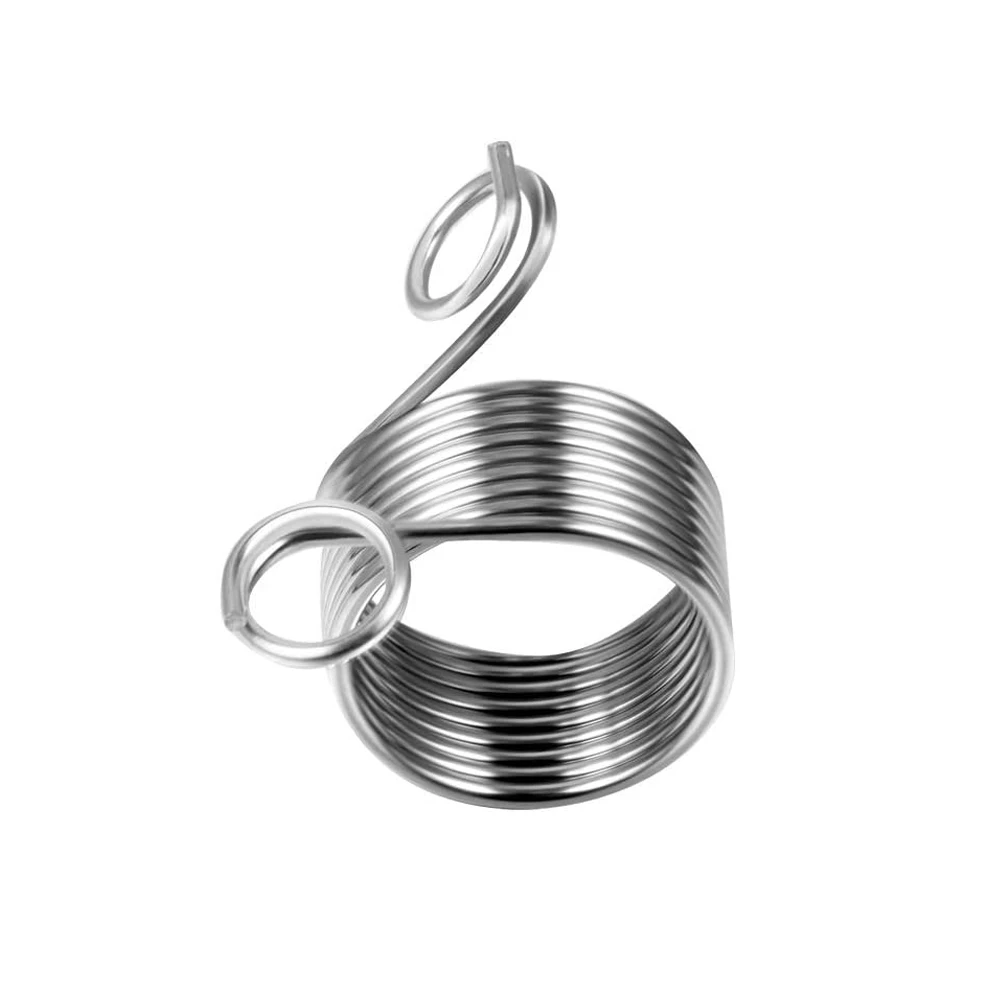 1/2pcs Stainless Steel Yarn Holder Finger Ring Wool Standing Tools Adjustable Yarn Guide Finger Holder Knitting Thimble