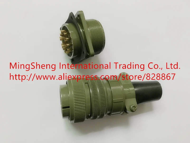 

Original new 100% 5015 American Standard aviation plug straight MS3106A24-7S MS3102A24-7P 16 core waterproof connector