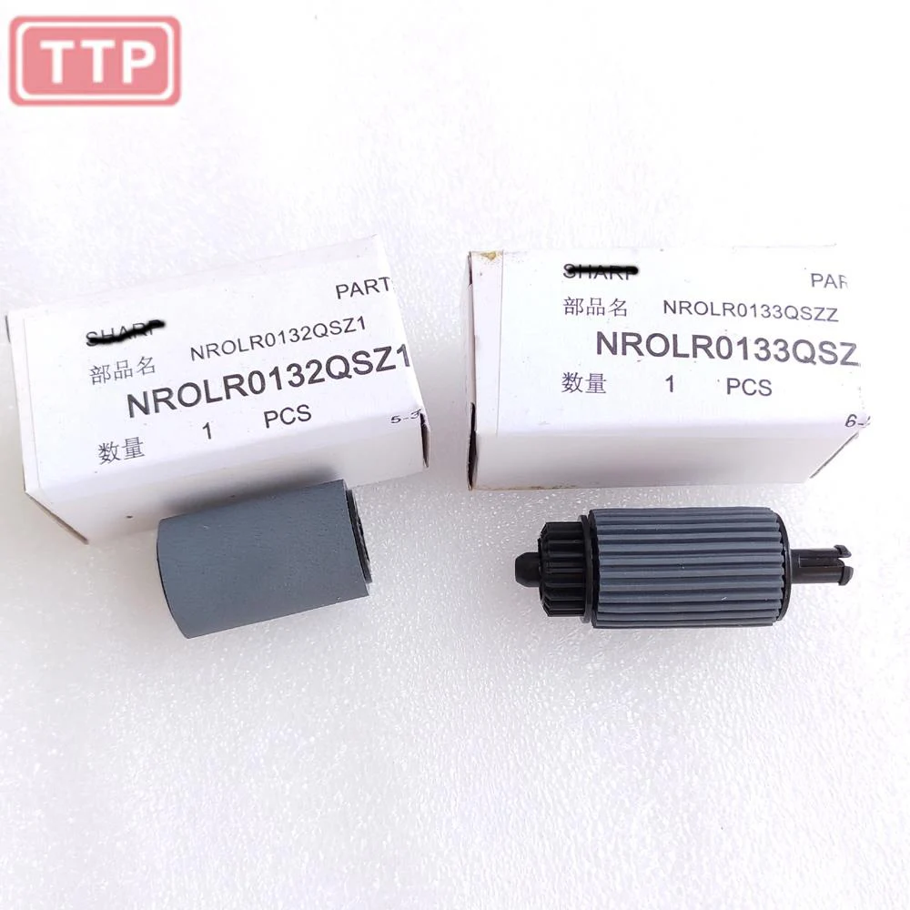 10SET Genuine Paper Pickup Feed Roller Set For Sharp AR266 AR237 AR277 ARM208 AR2608 NROLR0132QSZZ NROLR0133QSZZ