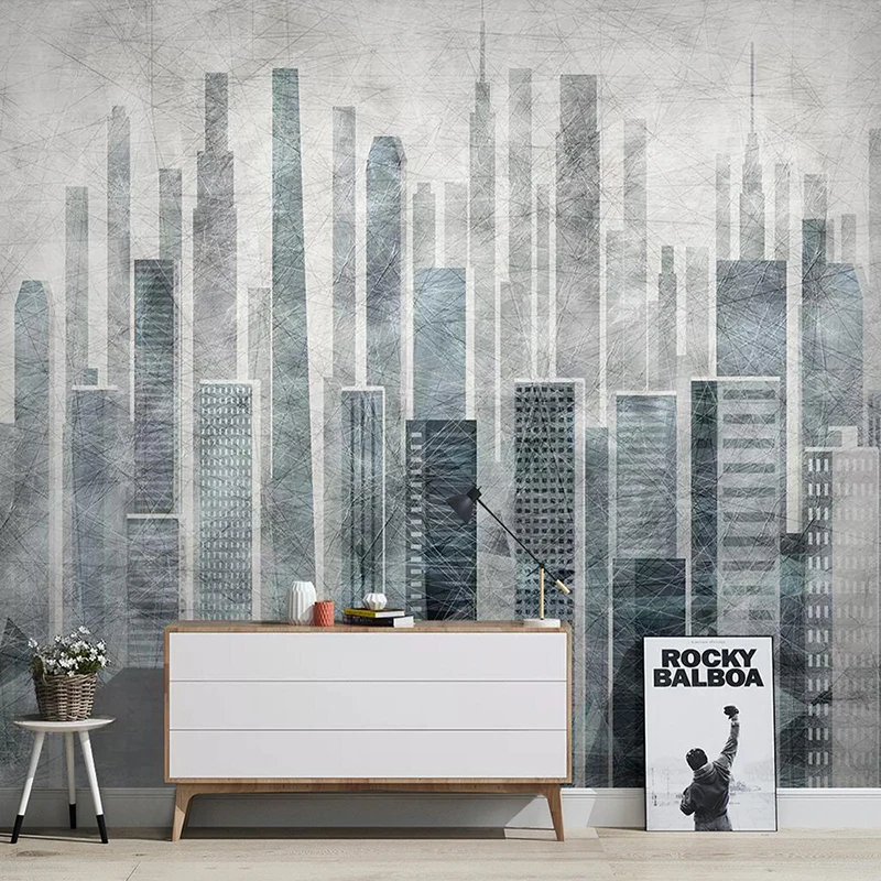 

Custom 3D Photo Wallpaper Urban Architectural Landscape Mural Modern Minimalist Bedroom Living Room TV Background Wall Painting