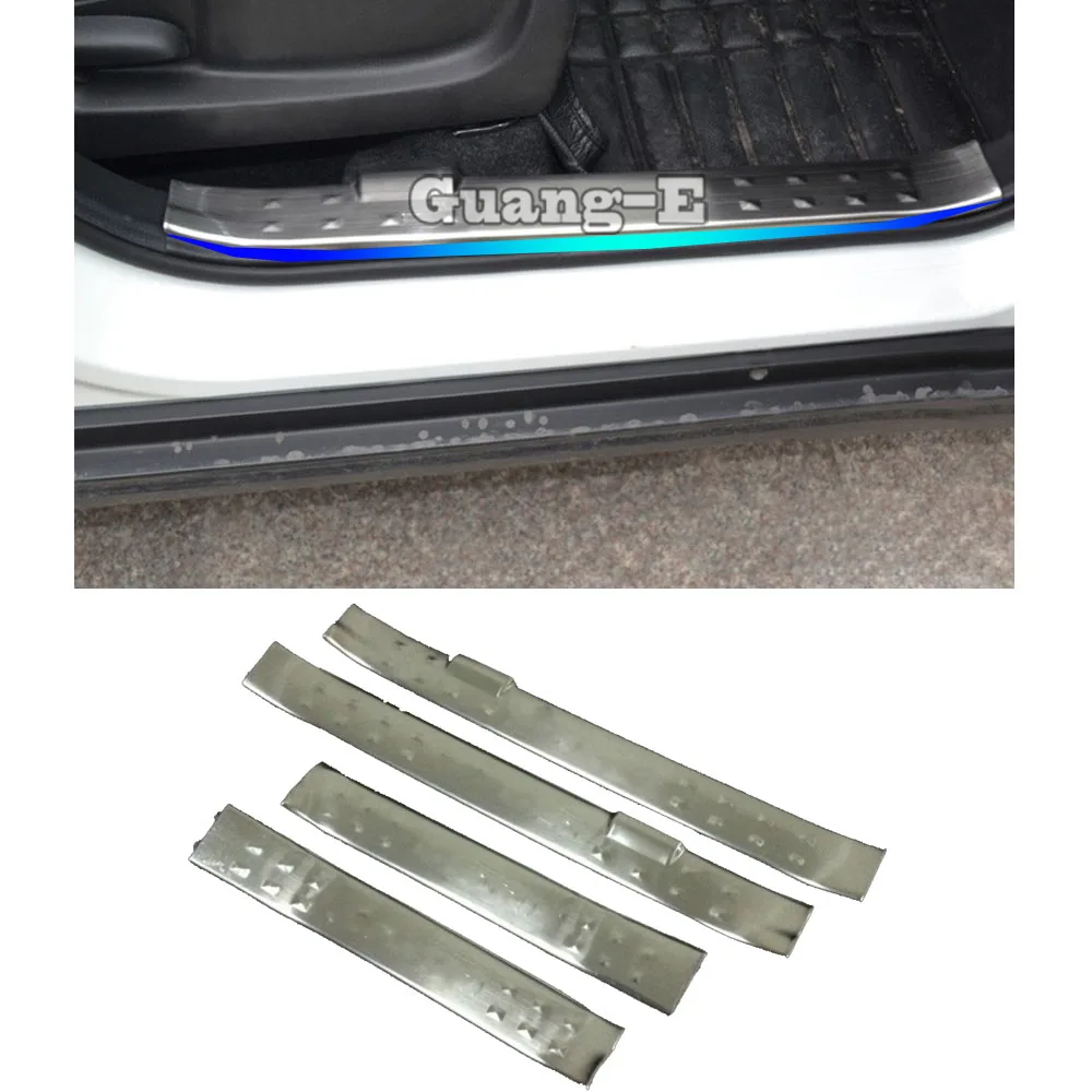 

For Suzuki S-Cross Scross SX4 2014 2015 2016 2017 Cover Stainless Steel Pedal Door Sill Scuff Plate Cover Inner Built Threshold